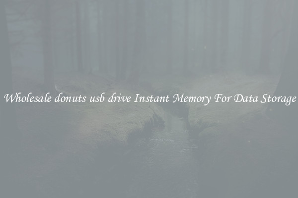 Wholesale donuts usb drive Instant Memory For Data Storage