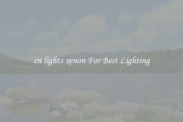 cn lights xenon For Best Lighting