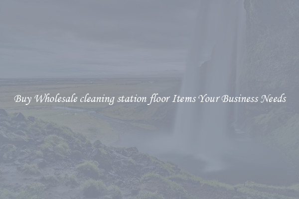 Buy Wholesale cleaning station floor Items Your Business Needs
