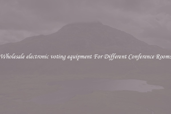 Wholesale electronic voting equipment For Different Conference Rooms